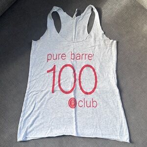 Pure Barre 100 club Next Level Tank size XS